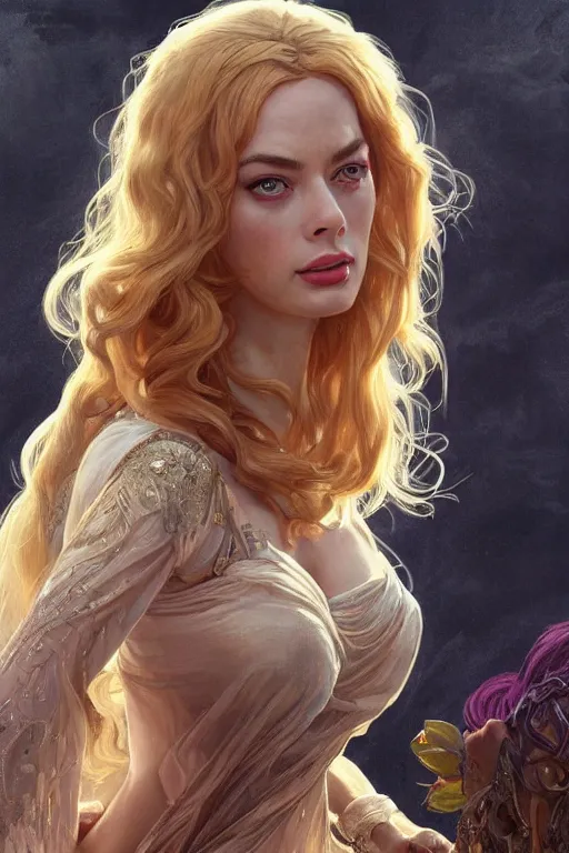 Prompt: ultra realistic illustration, a stunningly beautiful greek goddess of chaos played by christina hendricks and margot robbie and taylor swift and megan fox and emma stone and britney spears, intricate, elegant, highly detailed, digital painting, artstation, concept art, smooth, sharp focus, illustration, art by artgerm and greg rutkowski and alphonse mucha