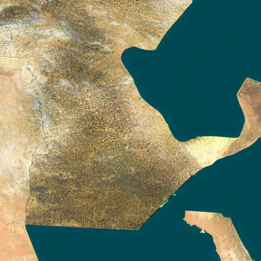 Prompt: west africa, satellite view 2 0 4 5