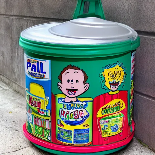 Image similar to garage pail kids