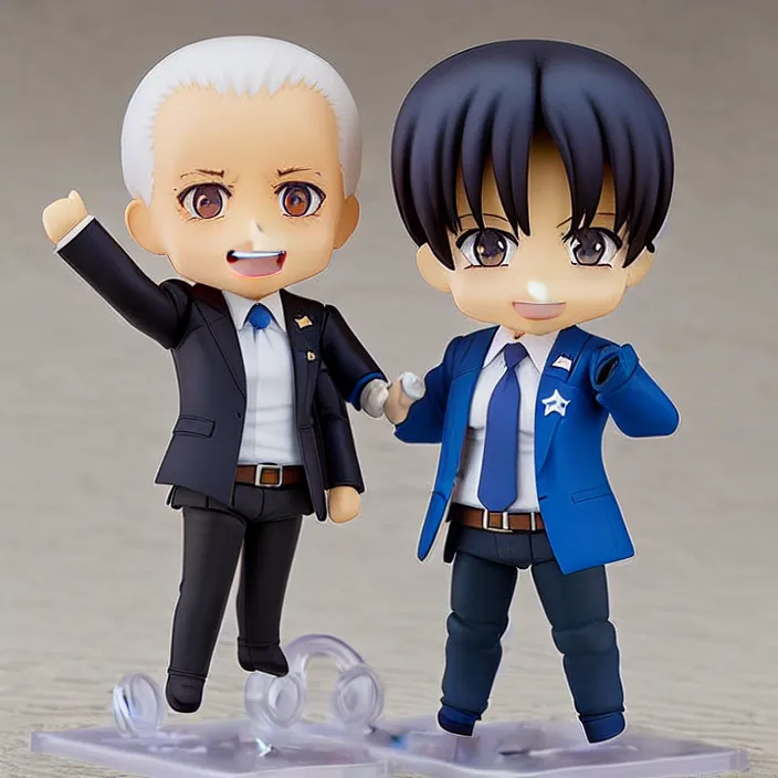 Prompt: anime nendoroid of joe Biden, fantasy, figuring