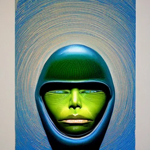 Image similar to alien by wayne thiebaud