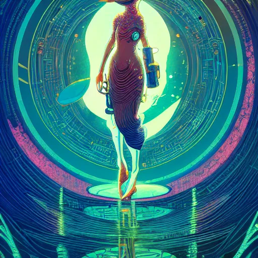 Image similar to a beautiful hyperdetailed character design 4 k wallpaper illustration of a cute dolphin, victo ngai cyberpunk style, from china, style of studio ghibli, makoto shinkai, raphael lacoste, louis comfort tiffany, artgerm, james jean, ross tran, chinese style