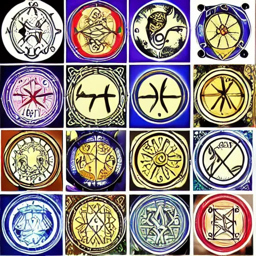 Image similar to zodiac symbols magic