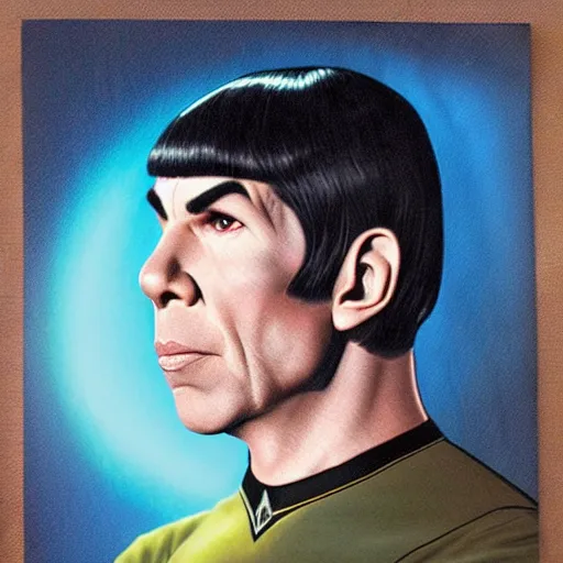 Image similar to a beautiful photo of spock, photorealistic