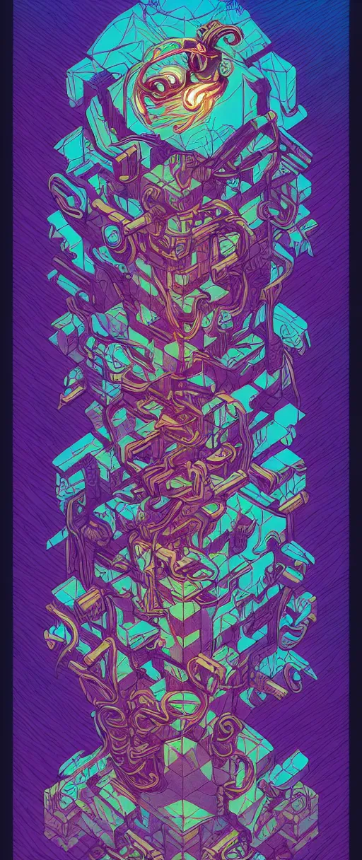 Image similar to arcane twisted turn of fate abstraction, centered award winning ink pen illustration, isometric abstract illustration by dan mumford, edited by craola, technical drawing by beeple and tooth wu, tiny details by artgerm and watercolor girl, symmetrically isometrically centered