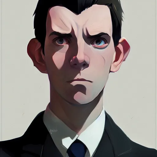 Prompt: portrait of padraig pearse, highly detailed, digital painting, concept art, sharp focus, by makoto shinkai