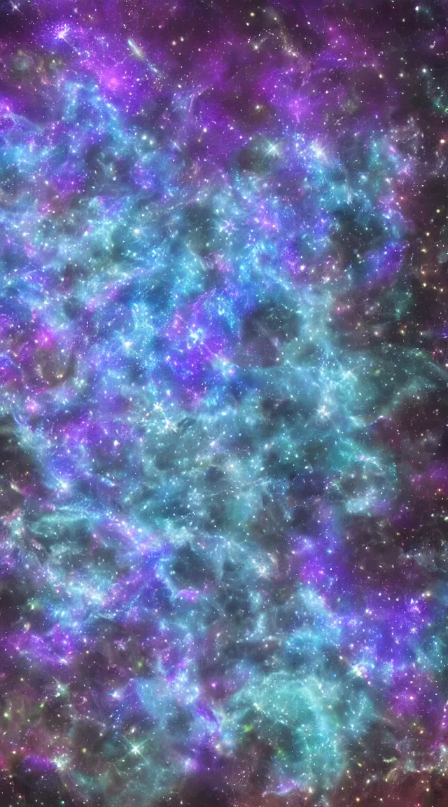 purple and blue galaxy illustration digital art #colorful #1080P
