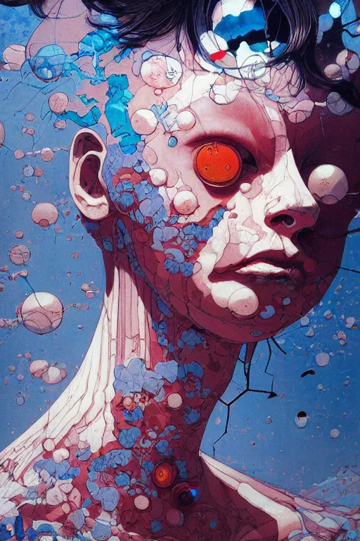 Image similar to prompt : city scavenger portrait soft light painted by james jean and katsuhiro otomo and erik jones, inspired by akira anime, smooth face feature, intricate oil painting, high detail illustration, sharp high detail, manga and anime 1 9 9 9