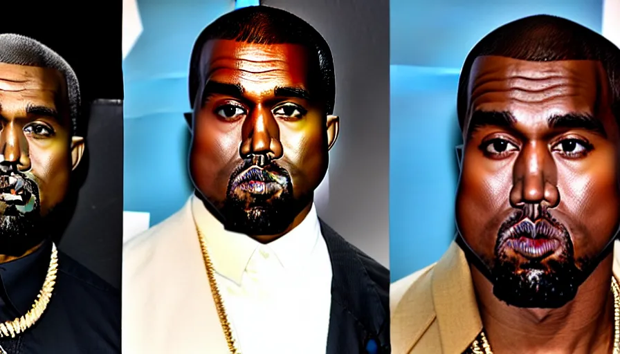 Image similar to the two complementary forces that make up all aspects and phenomena of life, by Kanye West