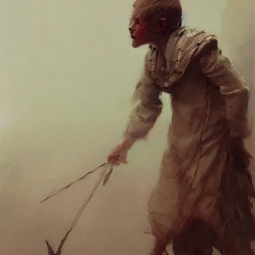 Image similar to character concept art of a finnish boy in tradtional clothing, by jim burns and greg rutkowski, beksinski, konstantin razumov, award winning art, masterpiece