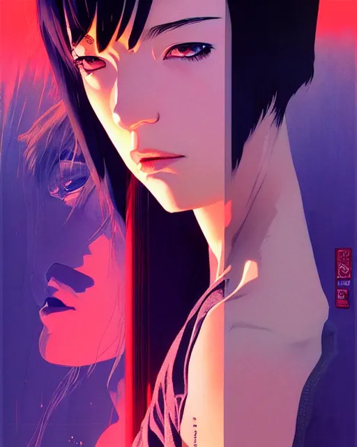 Image similar to depressed death!!!, fine - face, audrey plaza, realistic shaded perfect face, fine details. anime. realistic shaded lighting poster by ilya kuvshinov katsuhiro otomo ghost - in - the - shell, magali villeneuve, artgerm, jeremy lipkin and michael garmash and rob rey