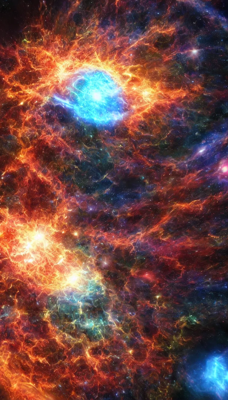 Image similar to realistic supernova, 8 k, hyper detailed, hdr, intricate, masterpiece,