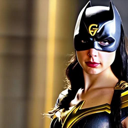 Image similar to Gal Gadot as Batgirl