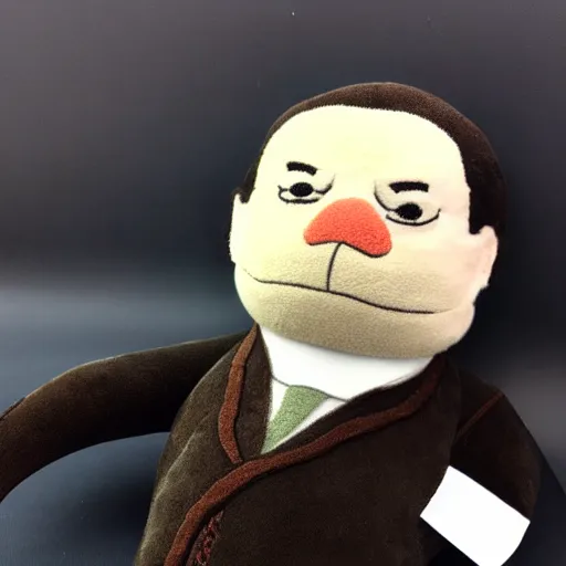 Image similar to plush winston churchill, detailed, custom