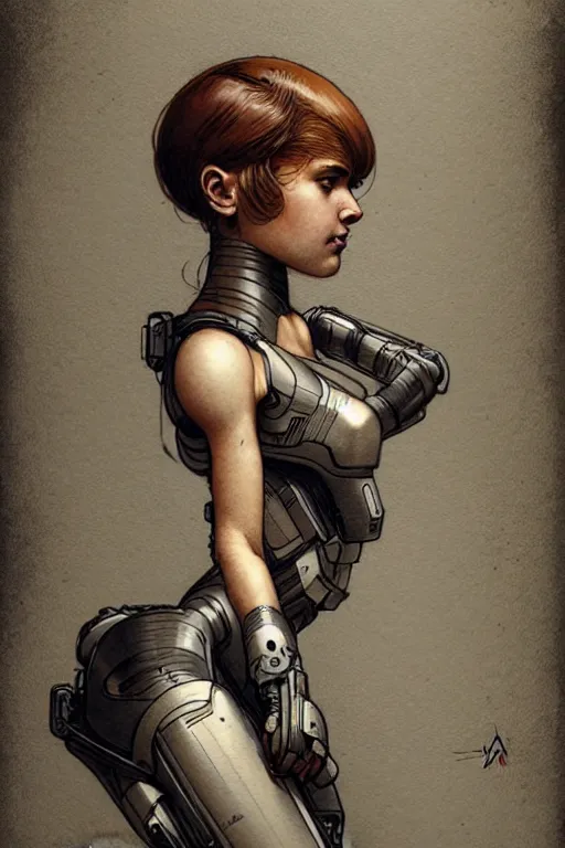 Image similar to ava from ex machina by jean - baptiste monge