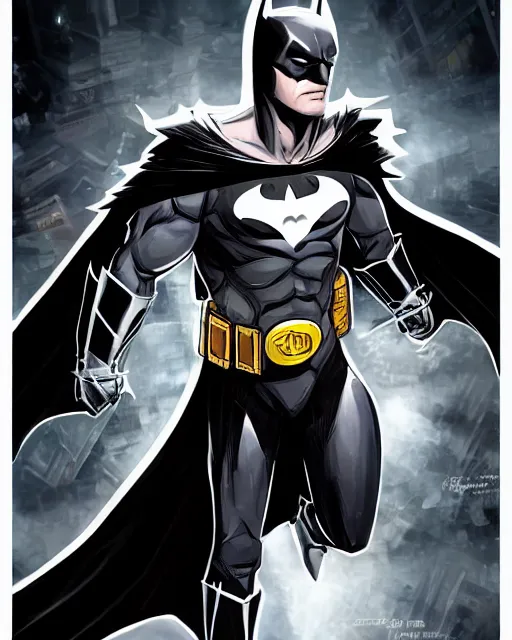 Image similar to ven as batman, with the powers of flash, dynamic lighting, fantasy concept art, trending on art station, stunning visuals, creative, cinematic, ultra detailed, comic strip style