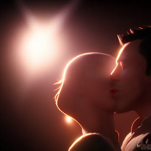 Prompt: shadow people kissing each other ultra realistic, lens flare, atmosphere, glow, detailed, intricate, full of colour, cinematic lighting, trending on artstation, 4 k, hyperrealistic, focused, extreme details, unreal engine 5, cinematic, masterpiece, ultra realistic, hyper realistic, highly detailed, sharp focus, digital art