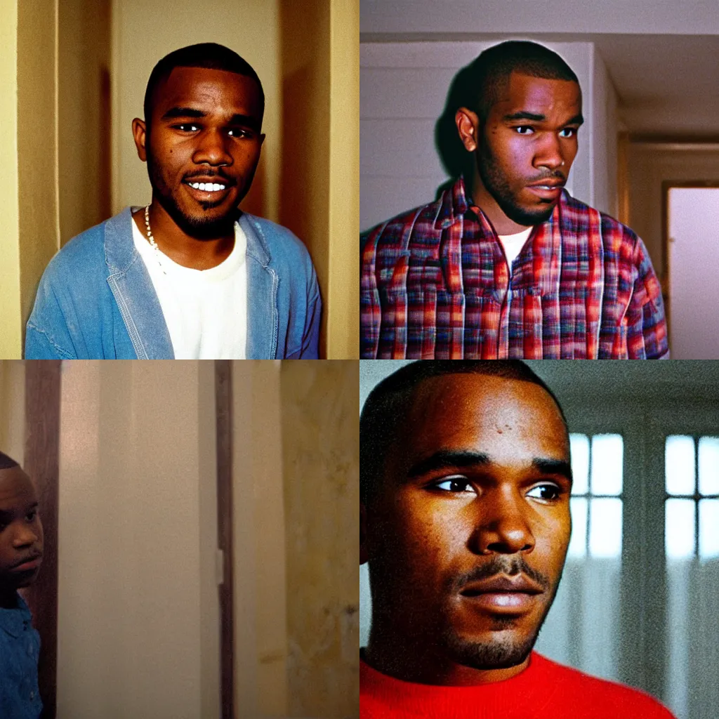 Prompt: frank ocean in the shining