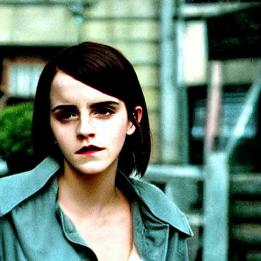 Prompt: still of emma watson in leon the professional