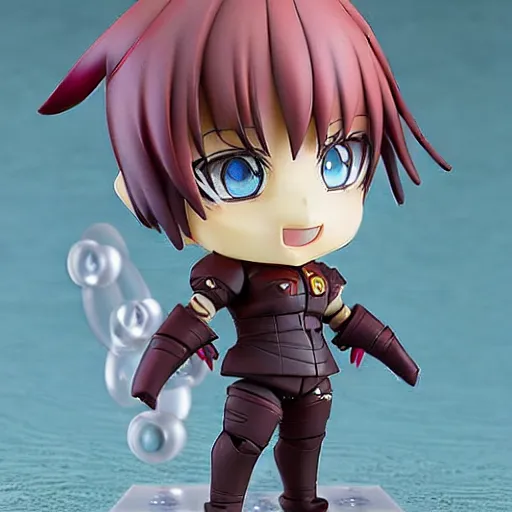 Prompt: devil as nendoroid, figurine, detailed product photo kodak