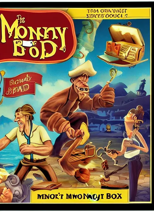 Image similar to the secret of monkey island's box