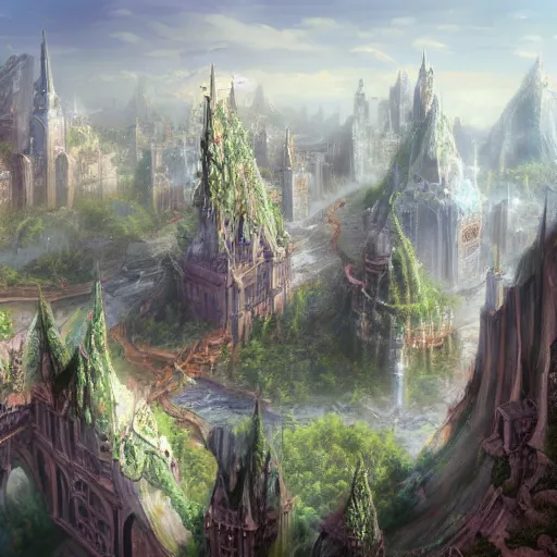 fantasy art city