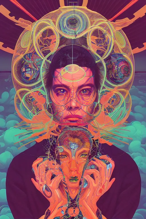 Image similar to portrait of godel's incompleteness theorem, by tristan eaton, victo ngai, peter mohrbacher, artgerm,