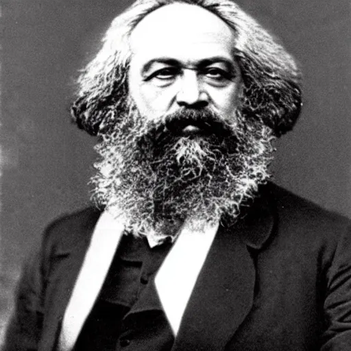 Image similar to karl marx as a body builder