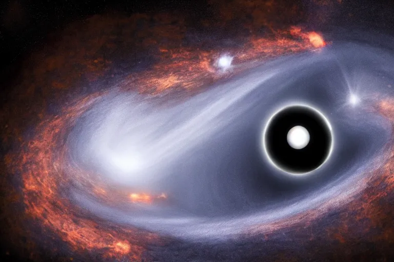 Prompt: black hole in space, photograph, realistic,