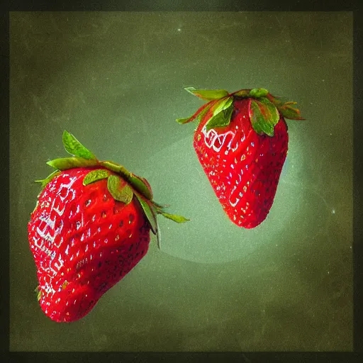 Prompt: a strawberry tree, trending on artstation, HDR, Instagram photo