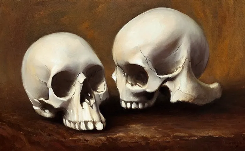 Image similar to Alchemy seashell Skull. By Konstantin Razumov, highly detailded