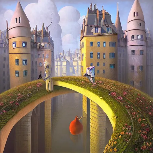 Image similar to Paris, artwork by Gediminas Pranckevicius,