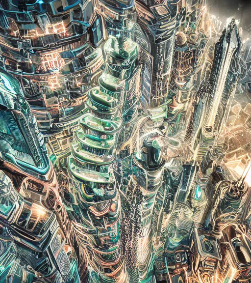 Prompt: ketamine dreams, futuristic city, intricate, super detailed, 4K,