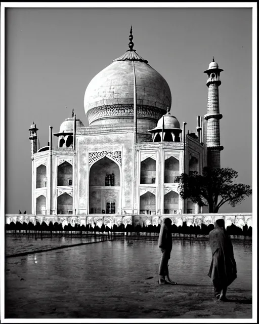 Image similar to tuesday weld visits the taj mahal by rudolph belarski