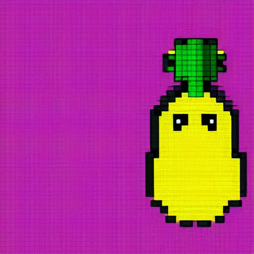 Prompt: pixel banana, low res, very detailed