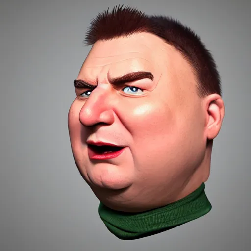 Image similar to eric cartman face from south park cgsociety photorealistic cg model