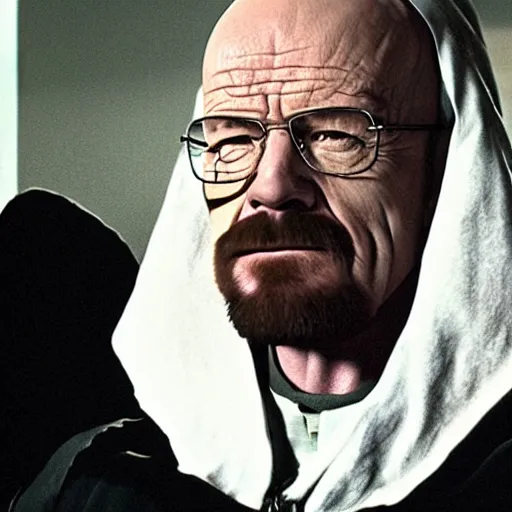 Prompt: walter white is a sith lord