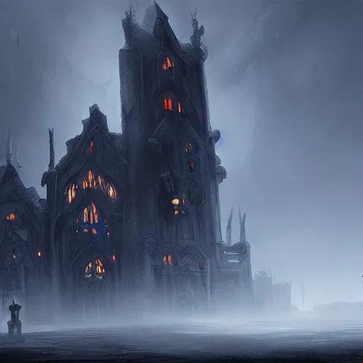 Fantasy Art - Dark Vampire Castle - Lore Wise Games, Fantasy Stock Art