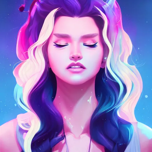 Image similar to a portrait of a beautiful rockstar, art by lois van baarle and loish and ross tran and rossdraws and sam yang and samdoesarts and artgerm, digital art, highly detailed, intricate, sharp focus, Trending on Artstation HQ, deviantart, unreal engine 5, 4K UHD image