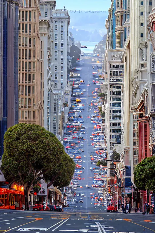 Image similar to Market Street, San Francisco by Klaus Bürgle and Imperial Boy;