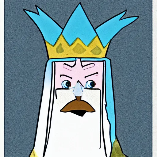 Prompt: ice king from adventure time