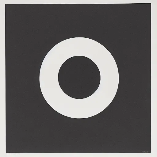 Prompt: minimal geometric sun symbol by karl gerstner, monochrome
