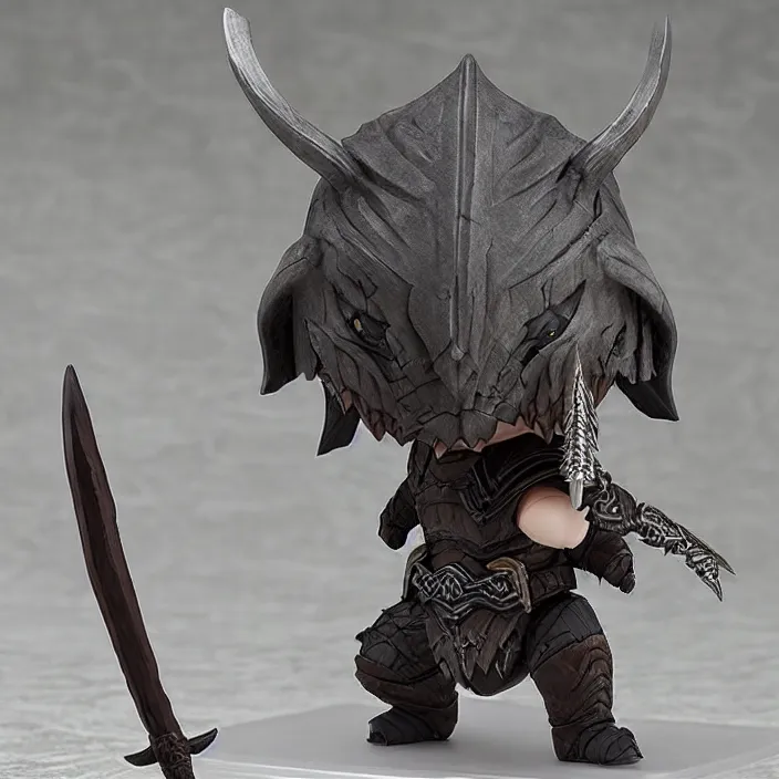 Image similar to The Dovahkiin from Skyrim, An anime Nendoroid of The Dovahkiin from Skyrim, figurine, detailed product photo