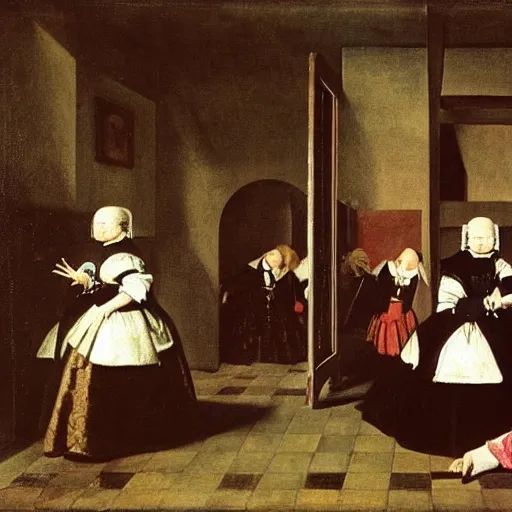 Prompt: las meninas by diego velazquez