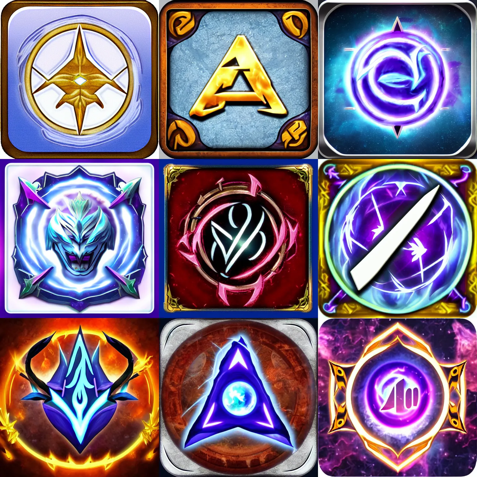 Prompt: aion spell icon