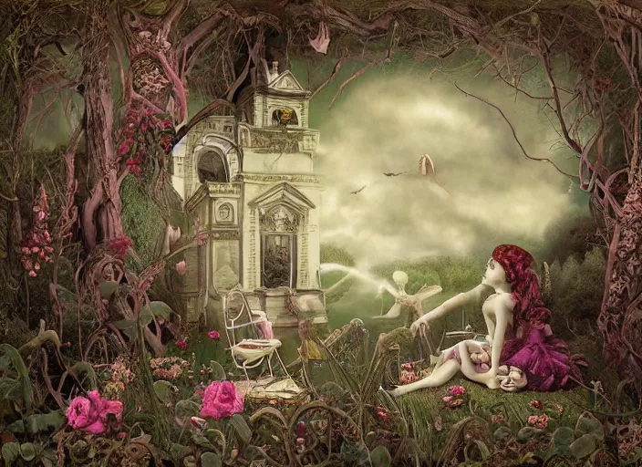 Image similar to the lost soul, lowbrow, matte painting, 3 - d highly detailed, in the style of mark ryden,