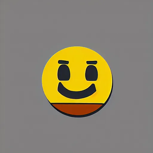 Image similar to funny emoji, minimalism, web