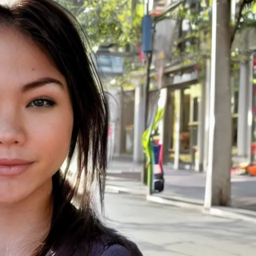 Image similar to half - thai, half german, young woman