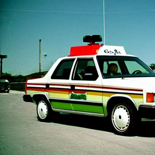 Image similar to google street view car ( 1 9 8 5 )