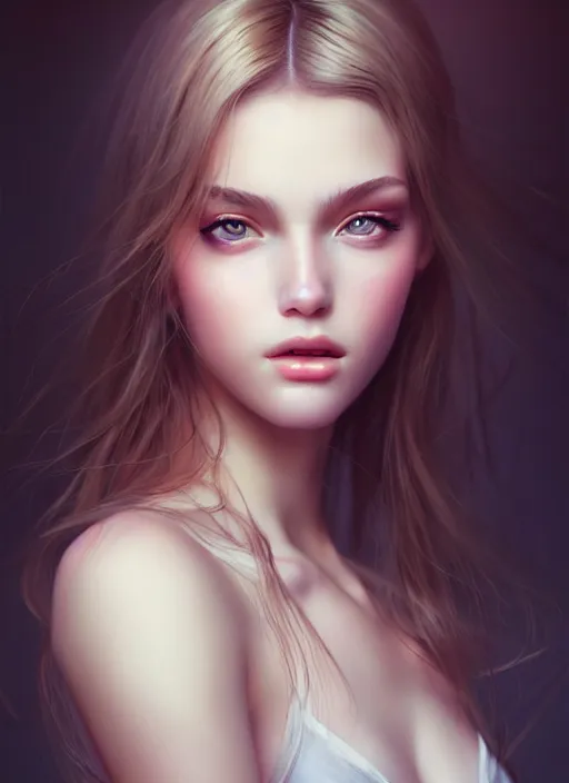 Image similar to a gorgeous female photo, professionally retouched, soft lighting, wearing a feather dress, realistic, smooth face, perfect eyes, wide angle, sharp focus on eyes, 8 k high definition, insanely detailed, intricate, elegant, art by artgerm and wlop